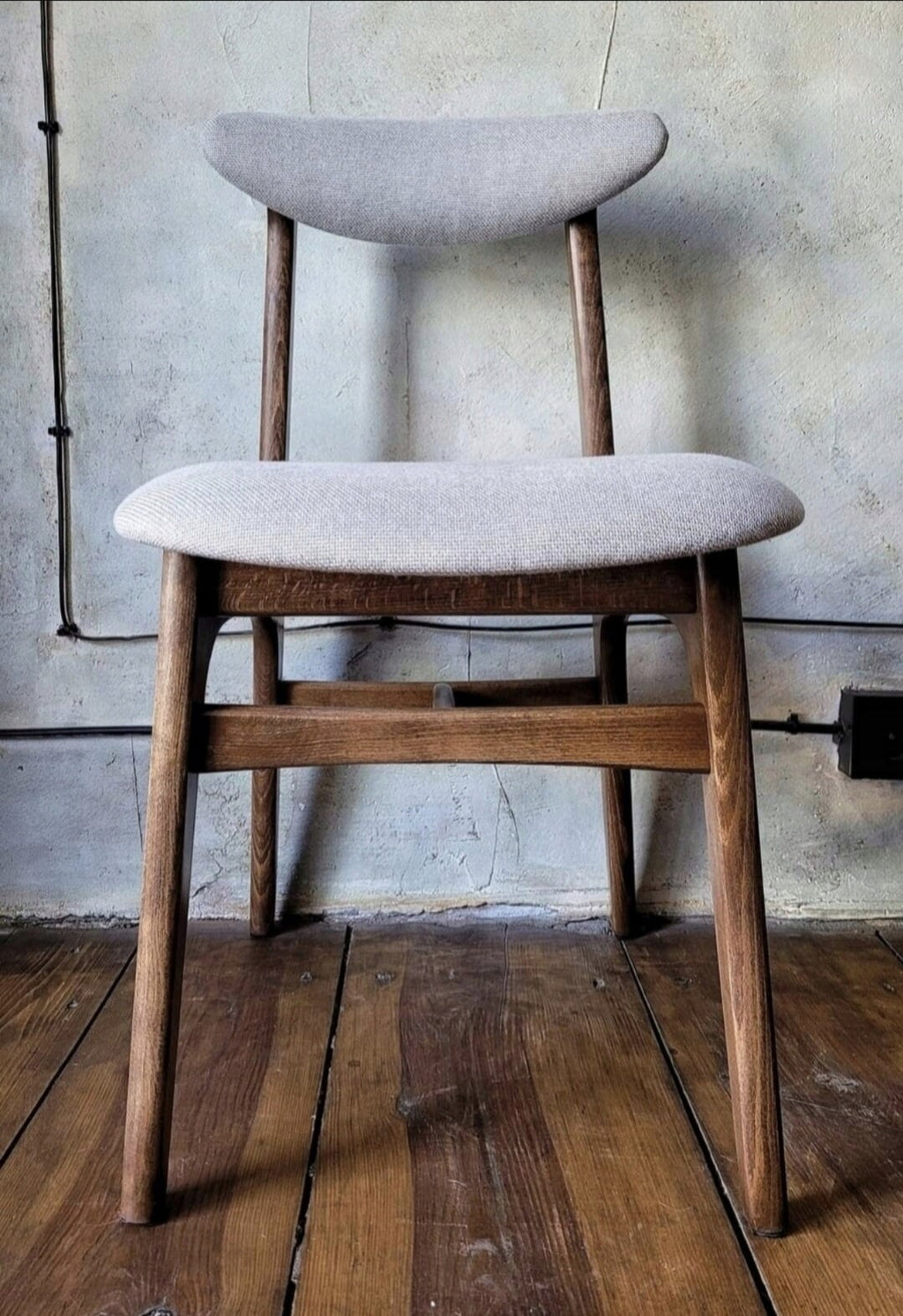 Mid Century Polish Dining Chair Type 200-190 by R. Hałas 1960s 1970s