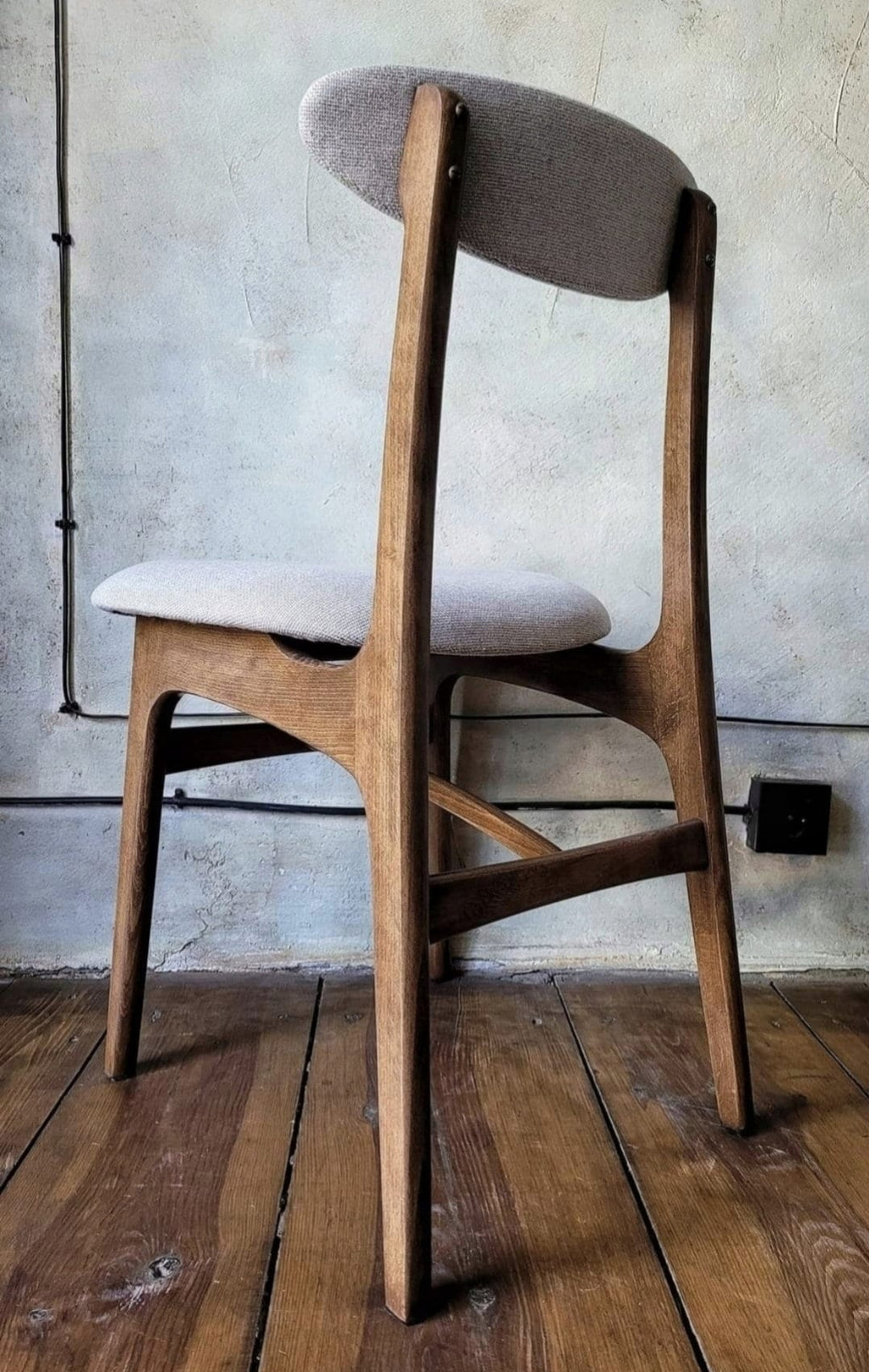 Mid Century Polish Dining Chair Type 200-190 by R. Hałas 1960s 1970s