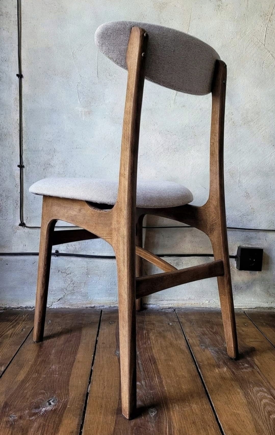 Mid Century Polish Dining Chair Type 200-190 by R. Hałas 1960s 1970s