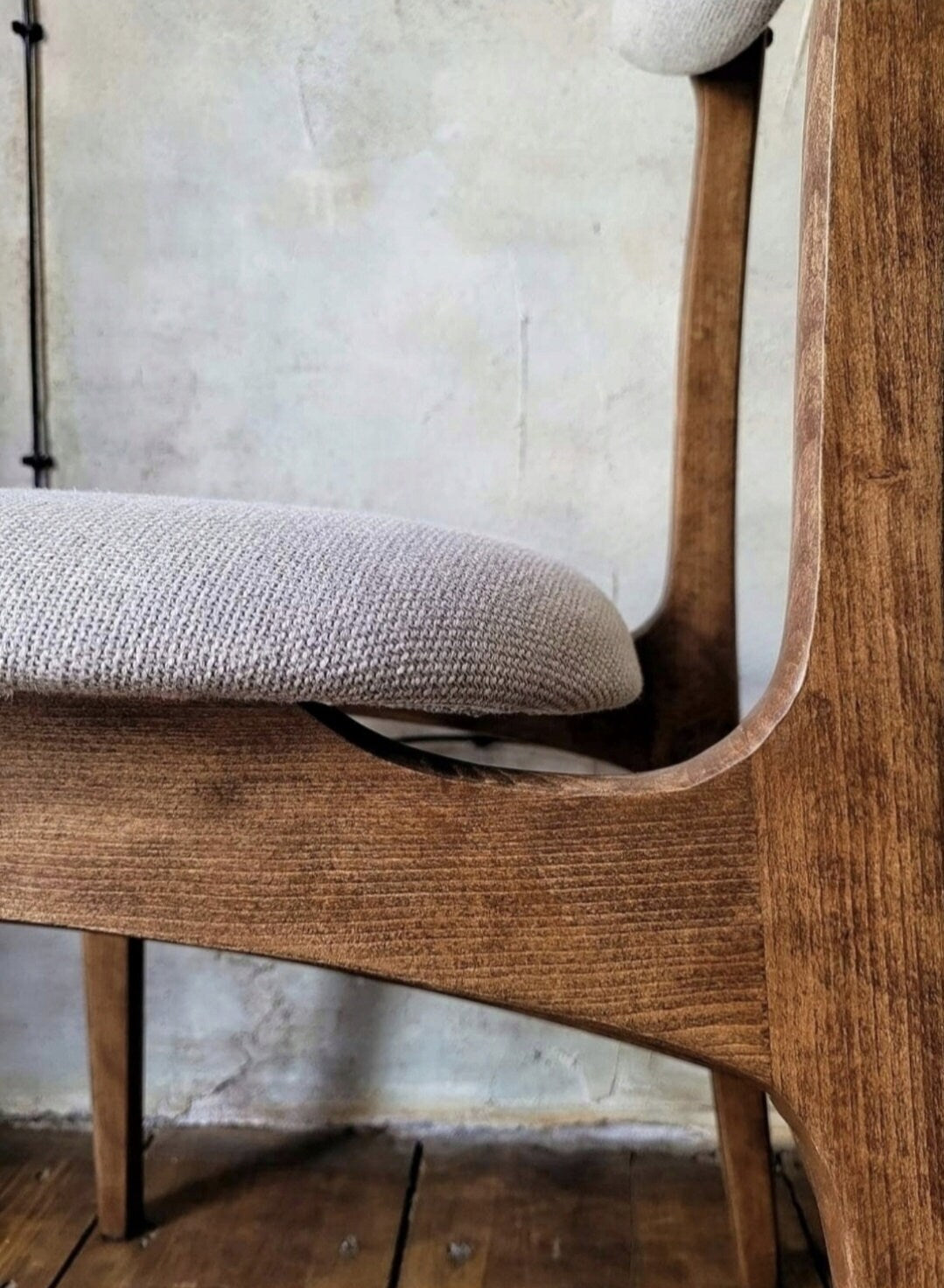Mid Century Polish Dining Chair Type 200-190 by R. Hałas 1960s 1970s