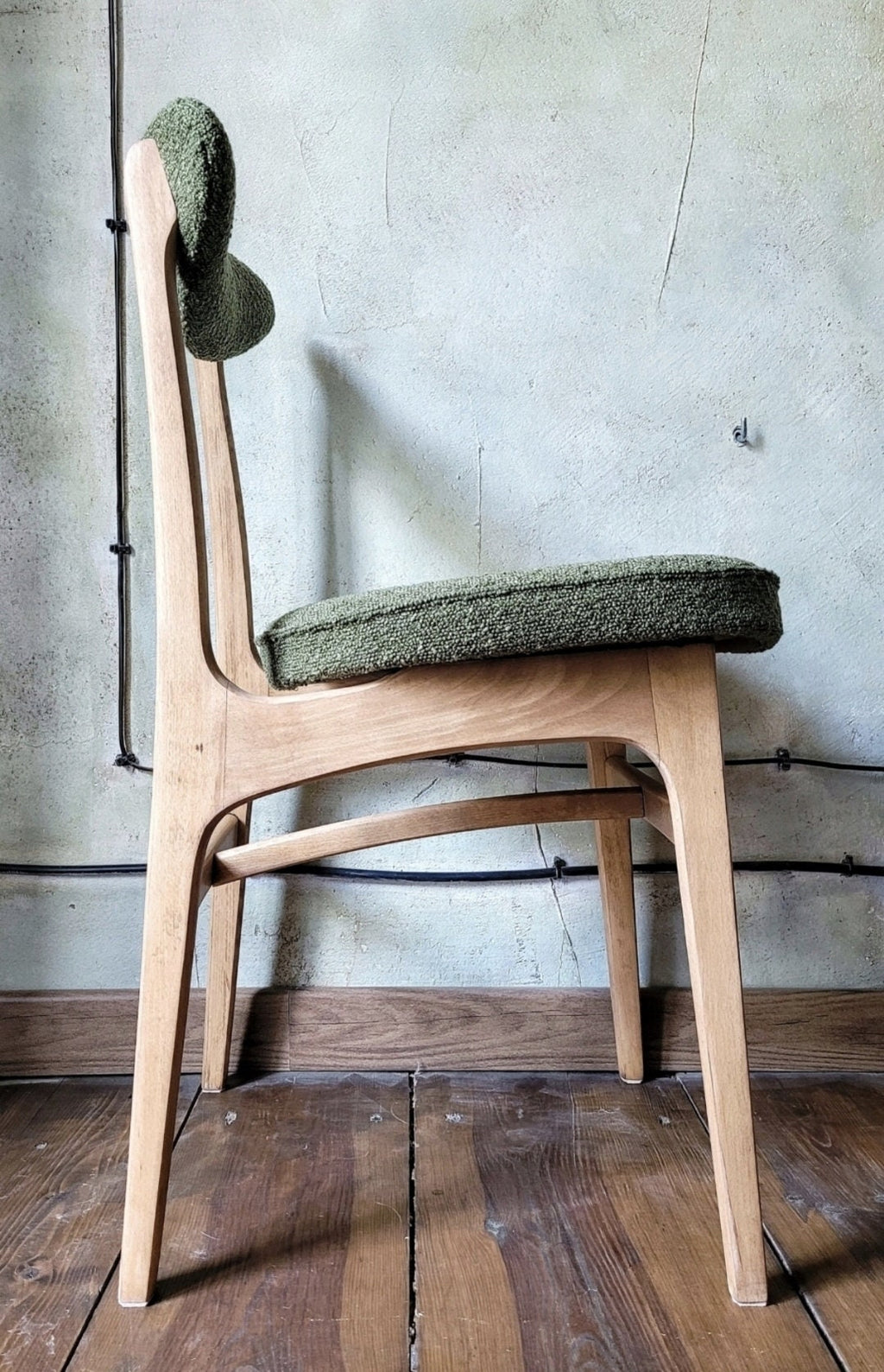 Mid Century Polish Dining Chair Type 200-190 by R. Hałas
