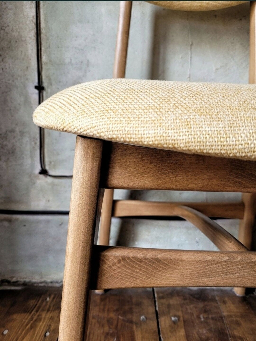 Mid Century Polish Dining Chair Type 200-190 by R. Hałas Krzesło PRL R.Hałas