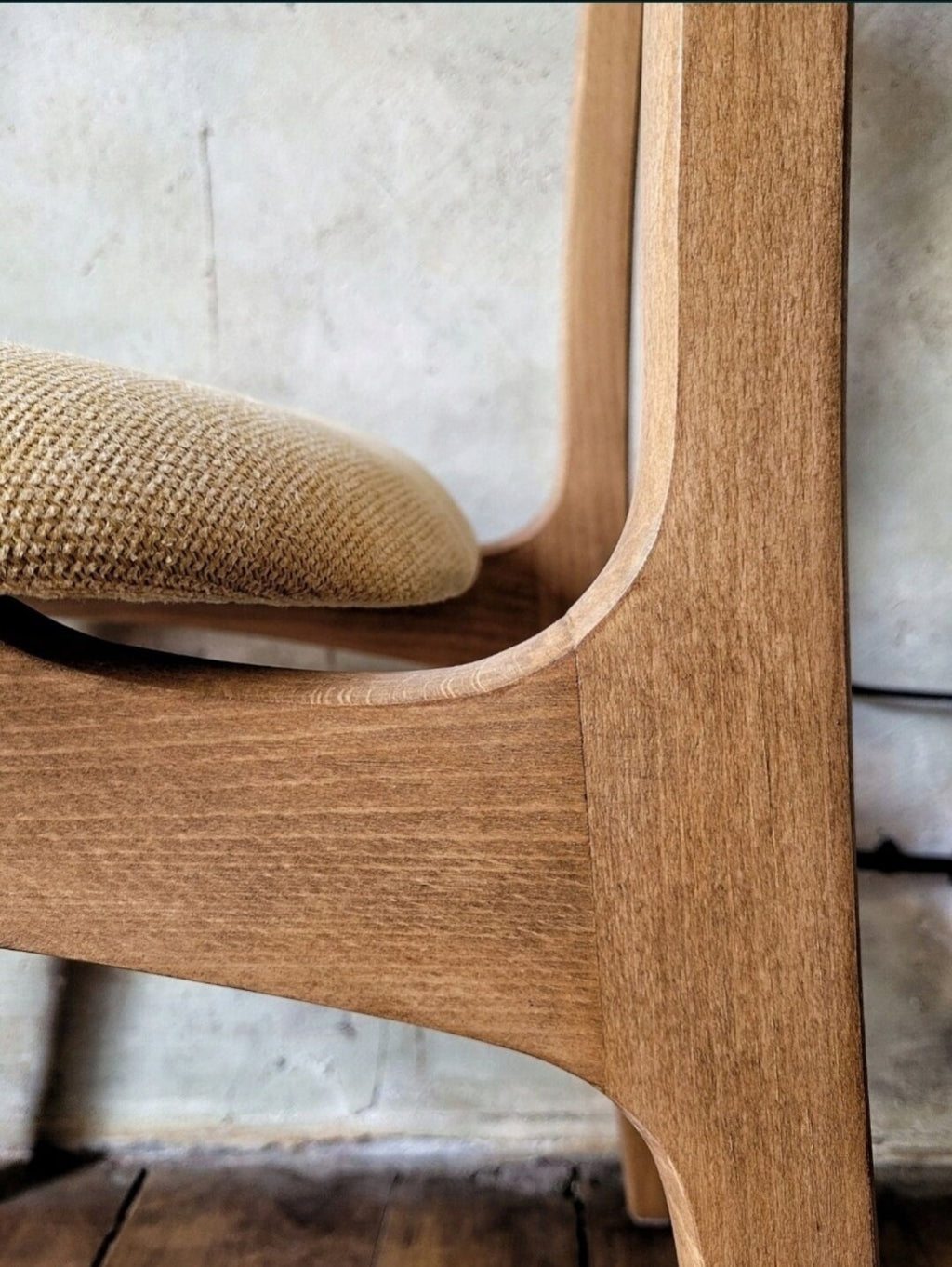 Mid Century Polish Dining Chair Type 200-190 by R. Hałas Krzesło PRL R.Hałas