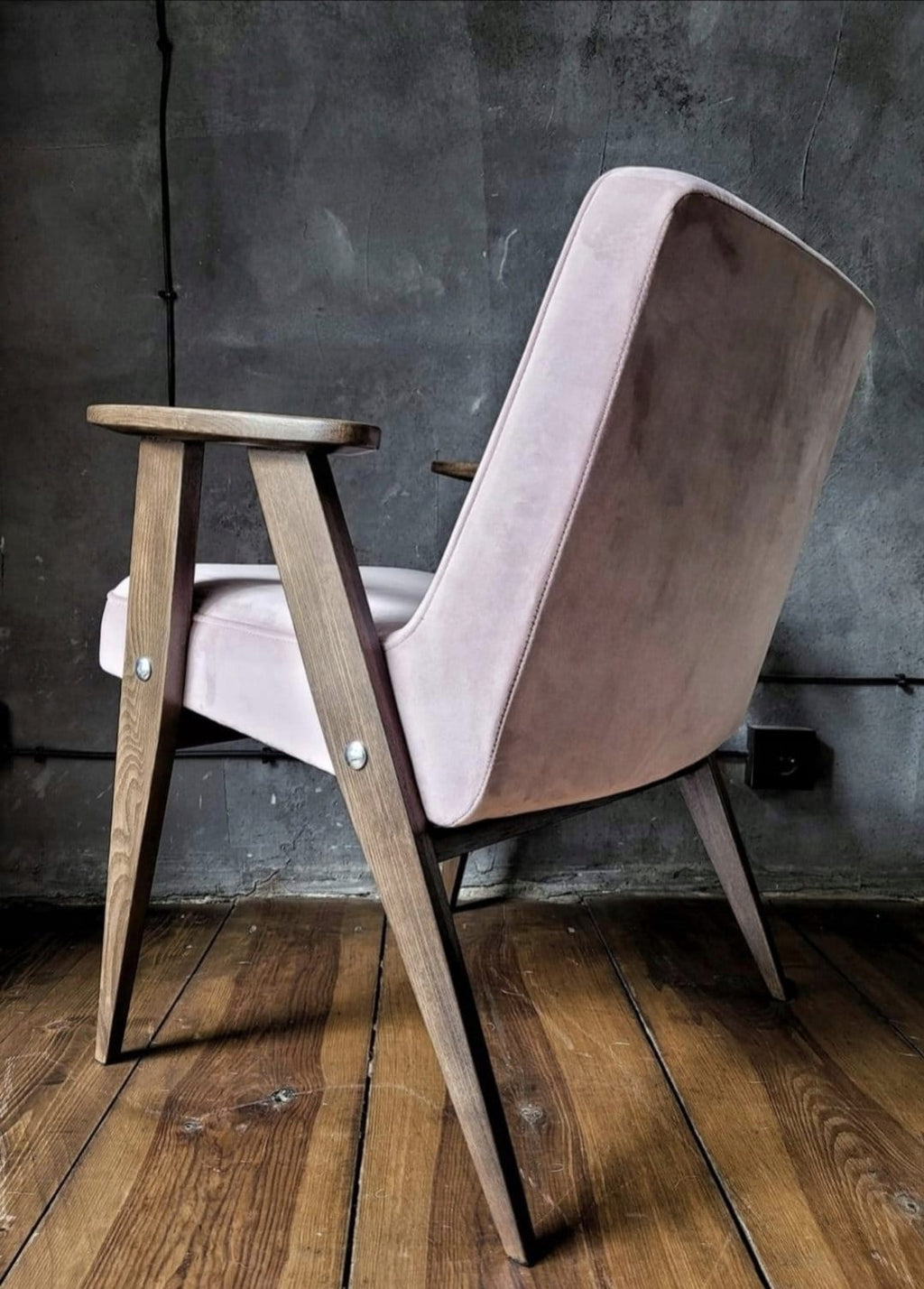 Fotel Chierowski 366 PRL Design Original Vintage polish armchair mid century