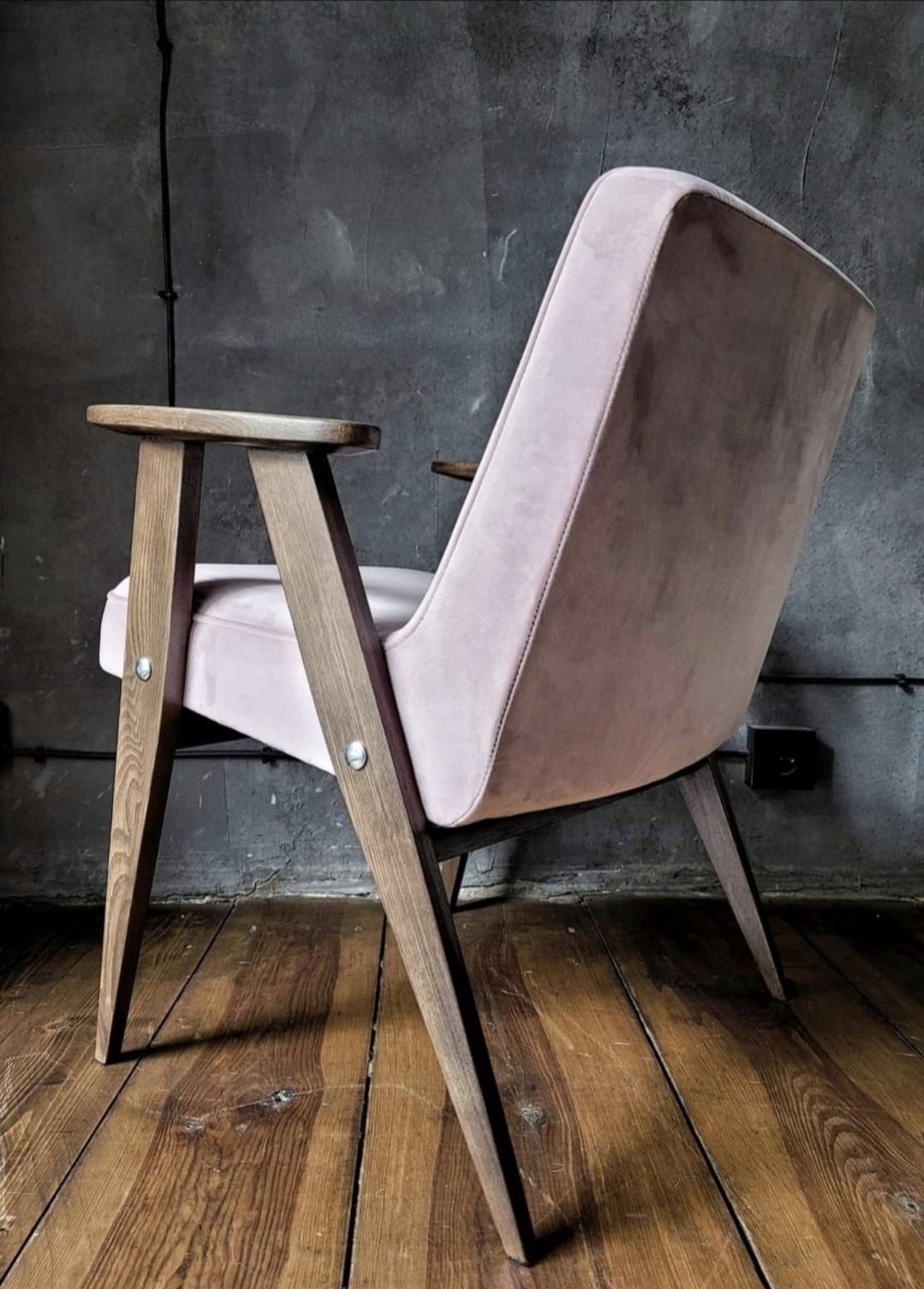 Fotel Chierowski 366 PRL Design Original Vintage polish armchair mid century