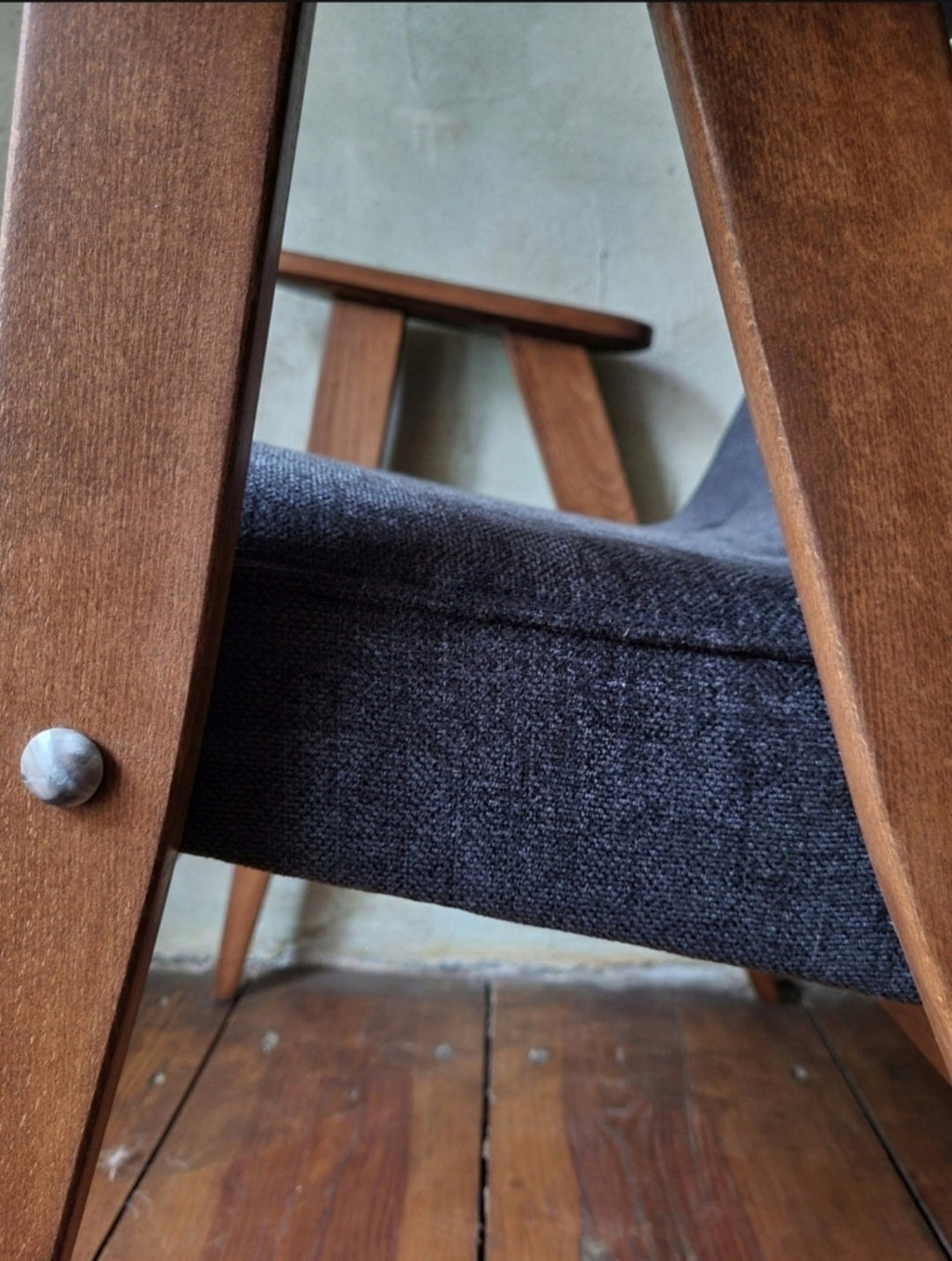 Fotel Chierowski 366 PRL Design Original  Vintage polish armchair mid century