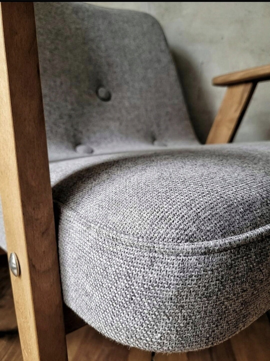 Fotel Chierowski 366 PRL Design Original Vintage polish armchair mid century