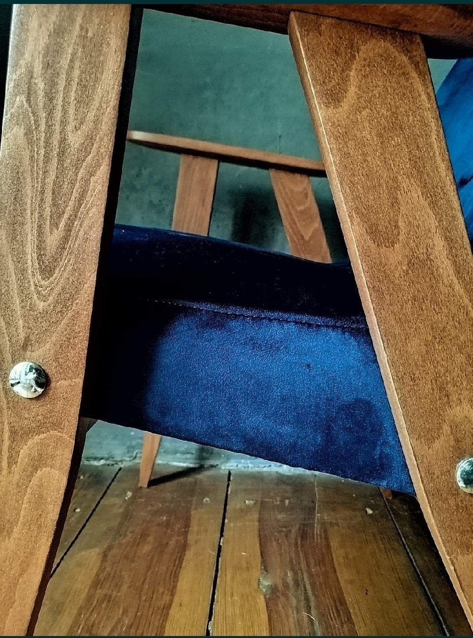Fotel Chierowski 366 PRL Design Original  Vintage polish armchair mid century