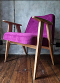 Józef Chierowski Model 366, Restored Mid Century Modern Armchair, Vintage 1960s Polish Design Lounge Chair