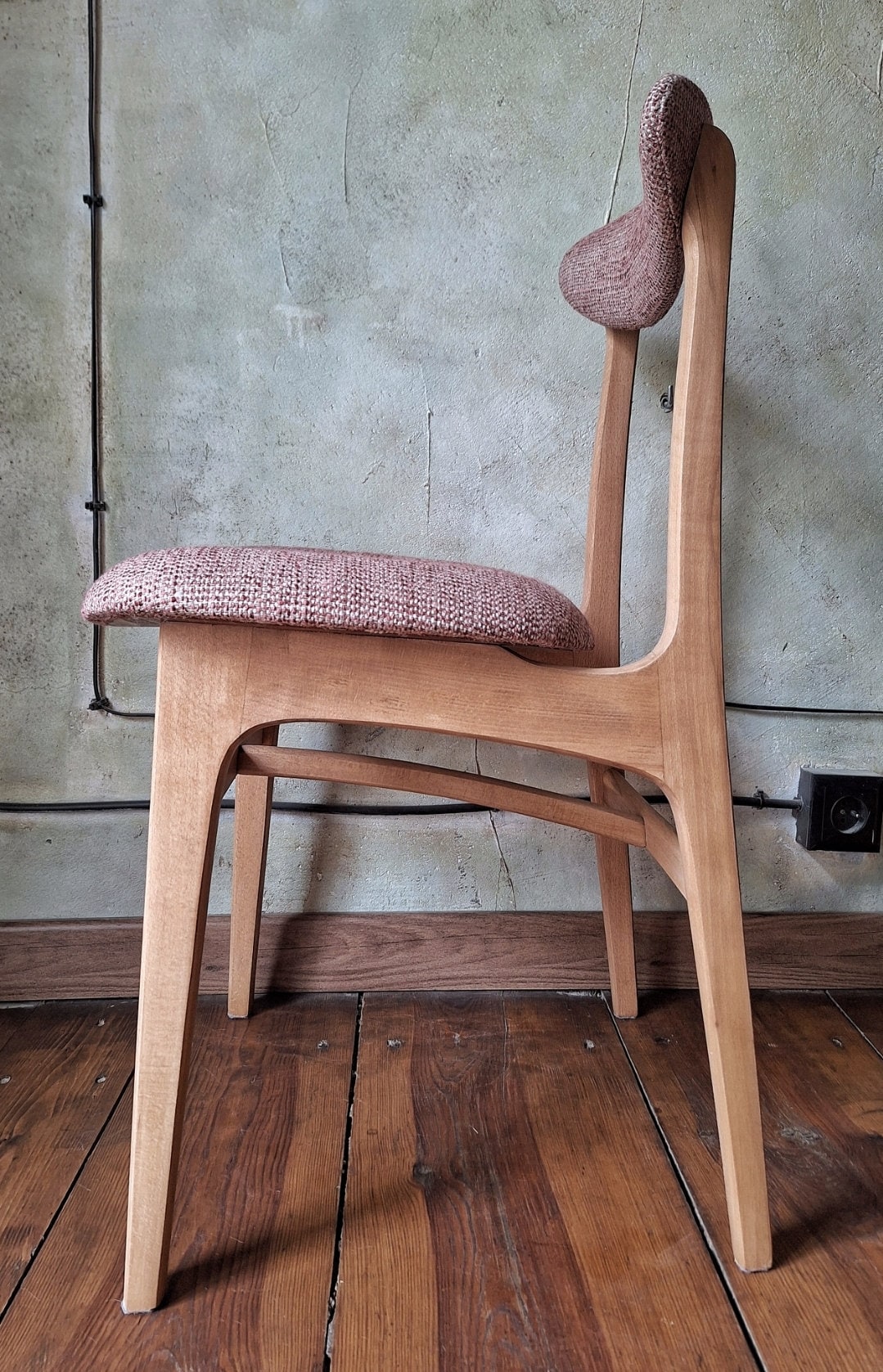 Mid Century Polish Dining Chair Type 200-190 by R. Hałas