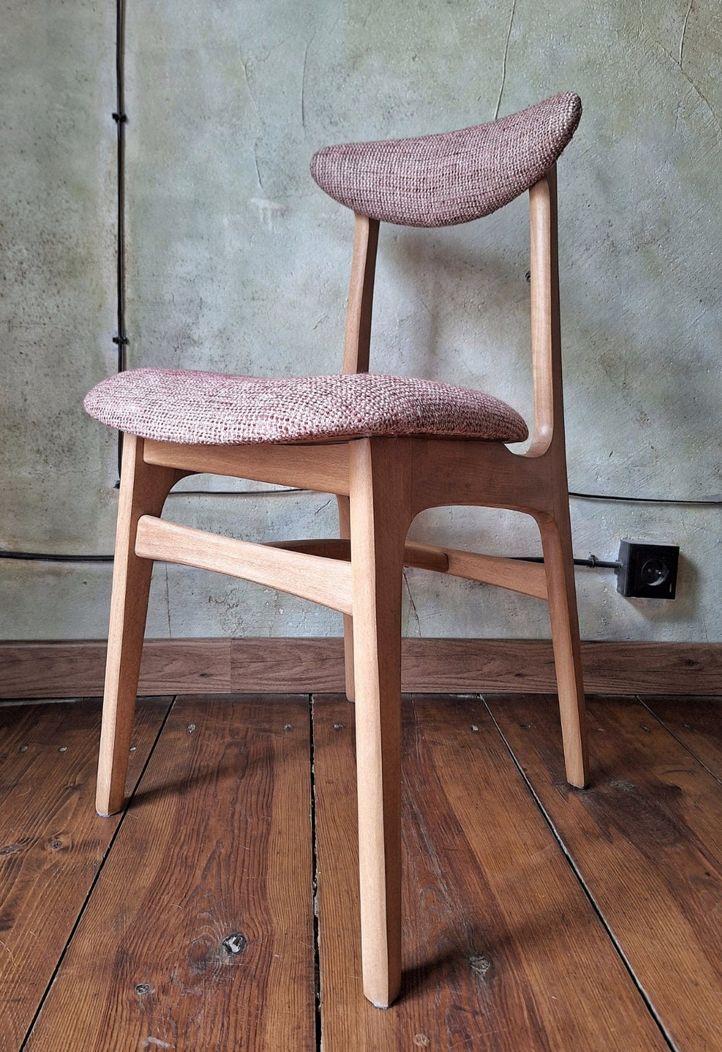 Mid Century Polish Dining Chair Type 200-190 by R. Hałas