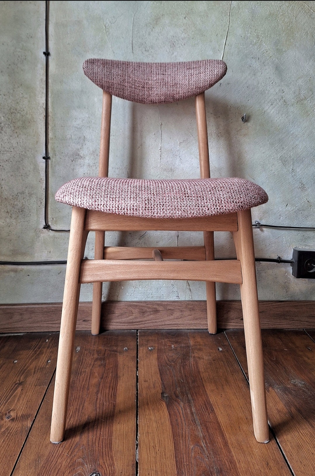 Mid Century Polish Dining Chair Type 200-190 by R. Hałas
