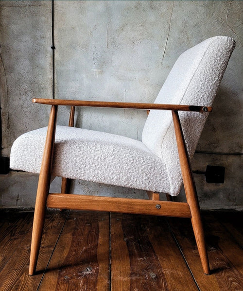Fotel Lisek 300-190 PRL Design Vintage polish armchair mid century