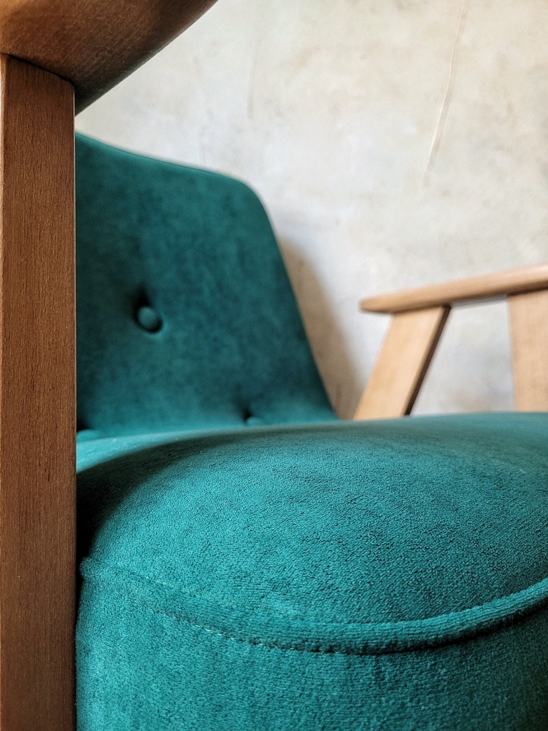 Fotel Chierowski 366 PRL Design Vintage polish armchair mid century