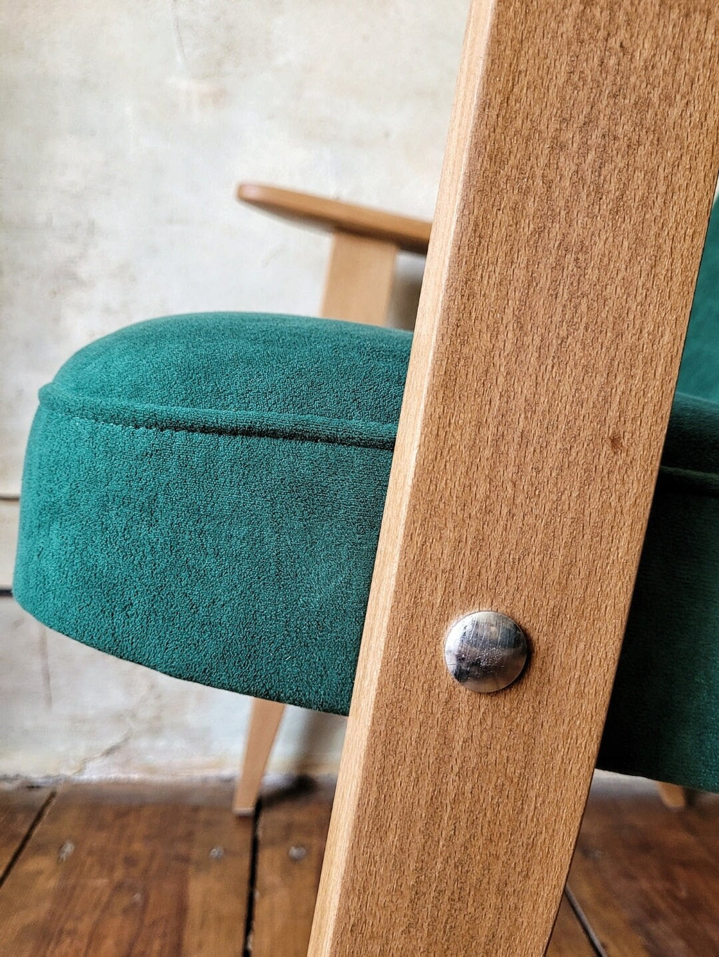 Fotel Chierowski 366 PRL Design Vintage polish armchair mid century