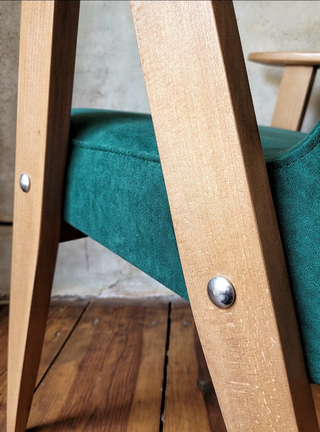 Fotel Chierowski 366 PRL Design Vintage polish armchair mid century