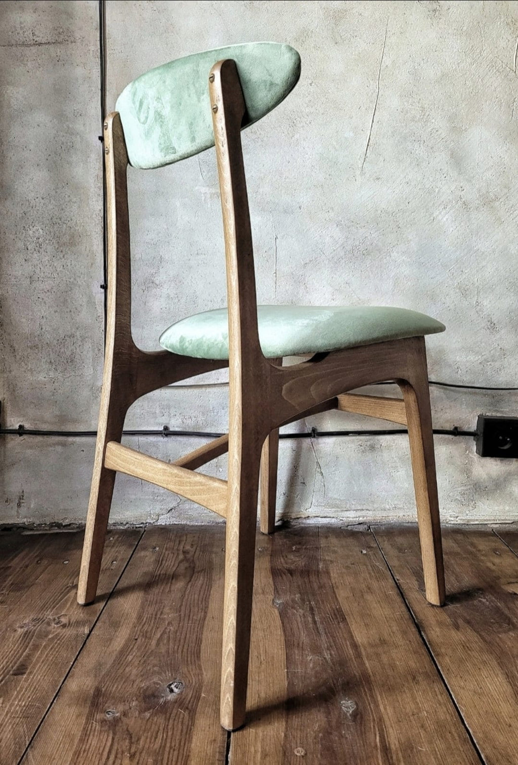 Mid Century Polish Dining Chair Type 200-190 by R. Hałas
