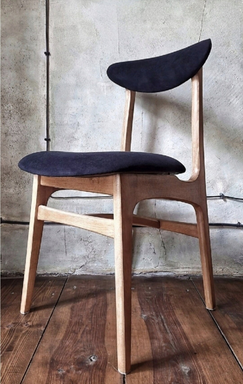 Mid Century Polish Dining Chair Type 200-190 by R. Hałas