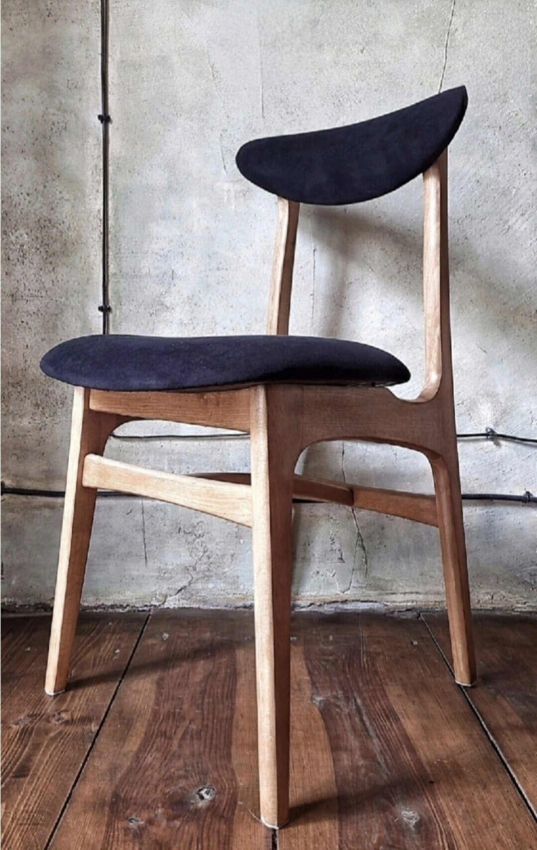 Mid Century Polish Dining Chair Type 200-190 by R. Hałas