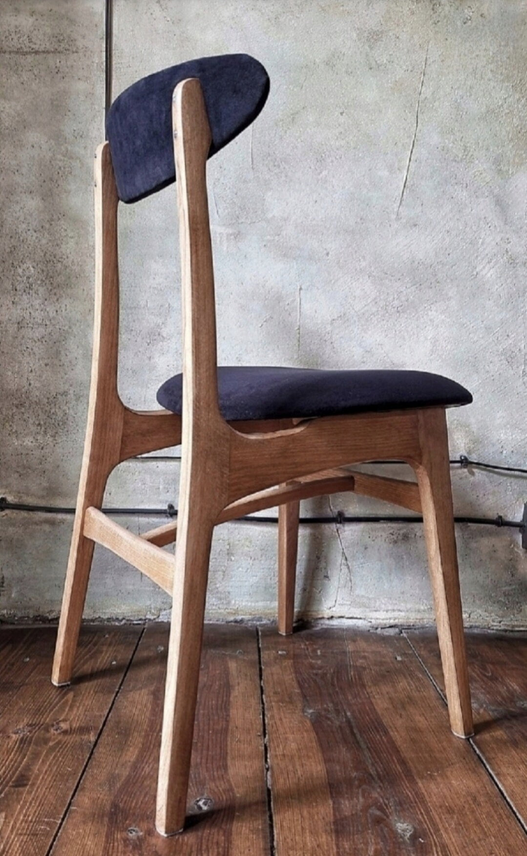 Mid Century Polish Dining Chair Type 200-190 by R. Hałas