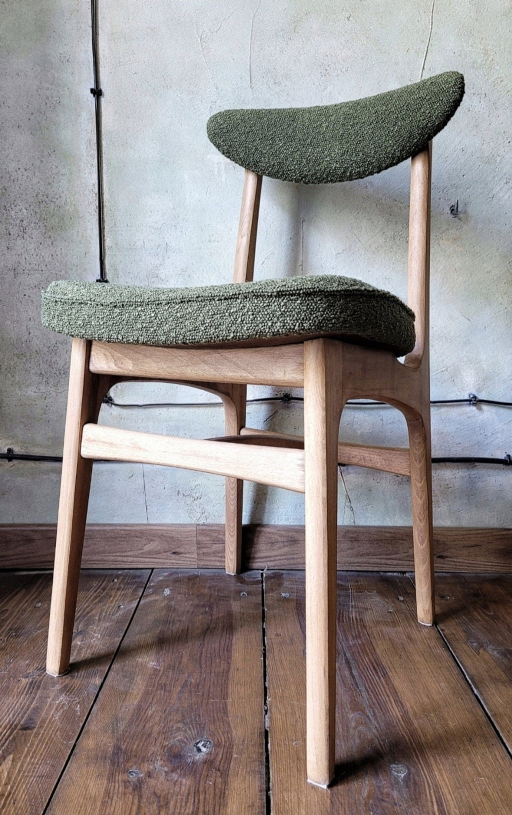 Mid Century Polish Dining Chair Type 200-190 by R. Hałas