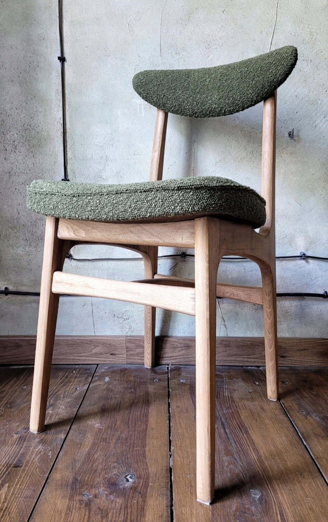 Mid Century Polish Dining Chair Type 200-190 by R. Hałas