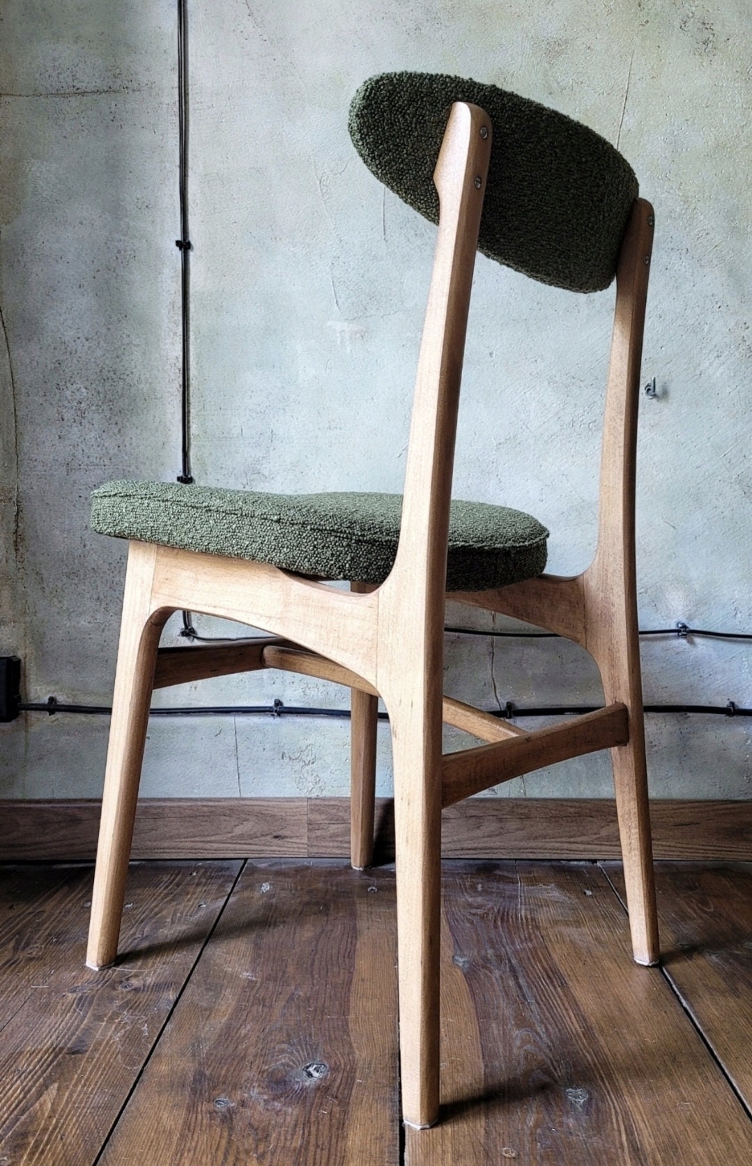 Mid Century Polish Dining Chair Type 200-190 by R. Hałas
