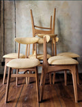 Mid Century Polish Dining Chair Type 200-190 by R. Hałas Krzesło PRL R.Hałas