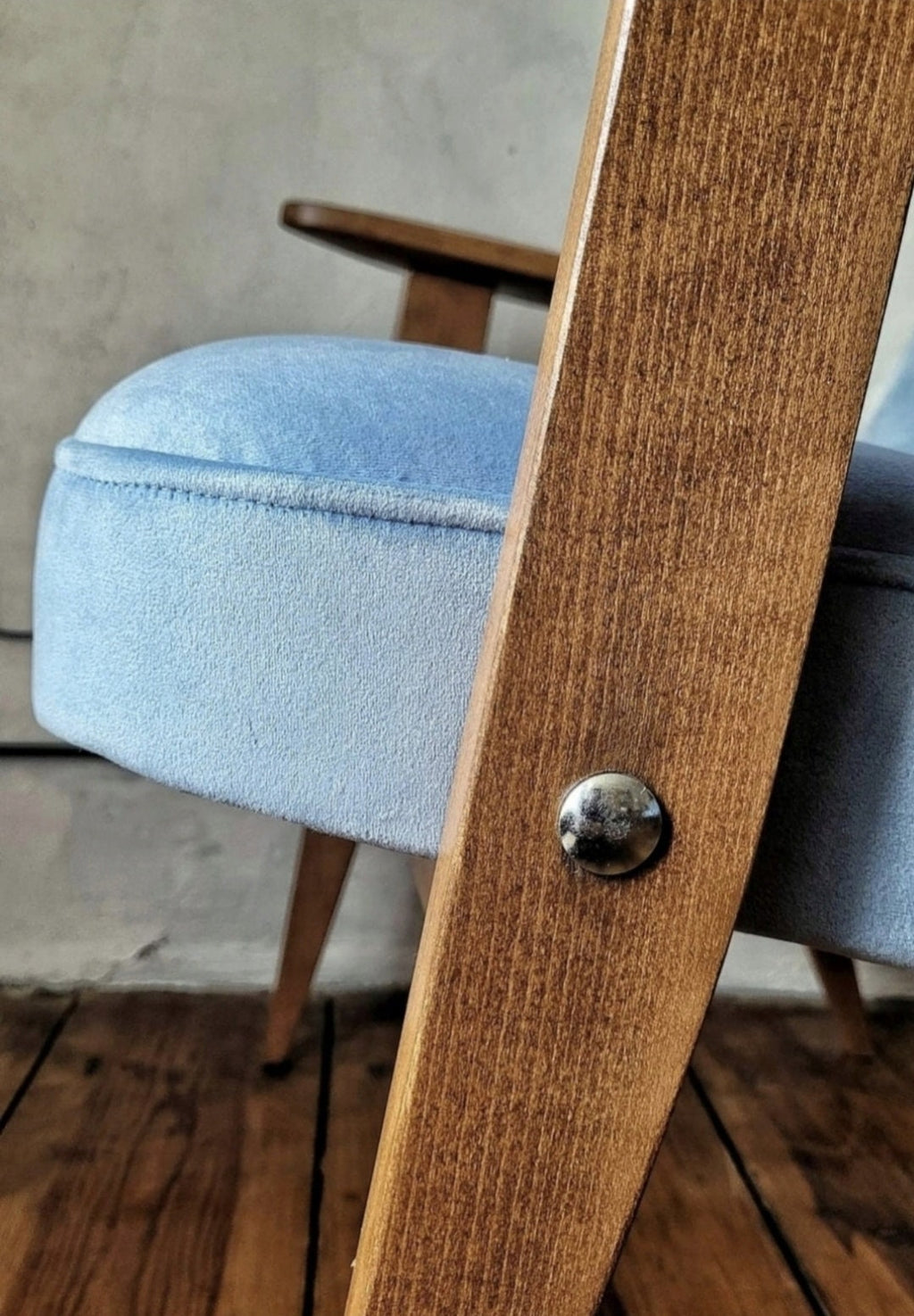 Fotel Chierowski 366 PRL Design Original  Vintage polish armchair mid century