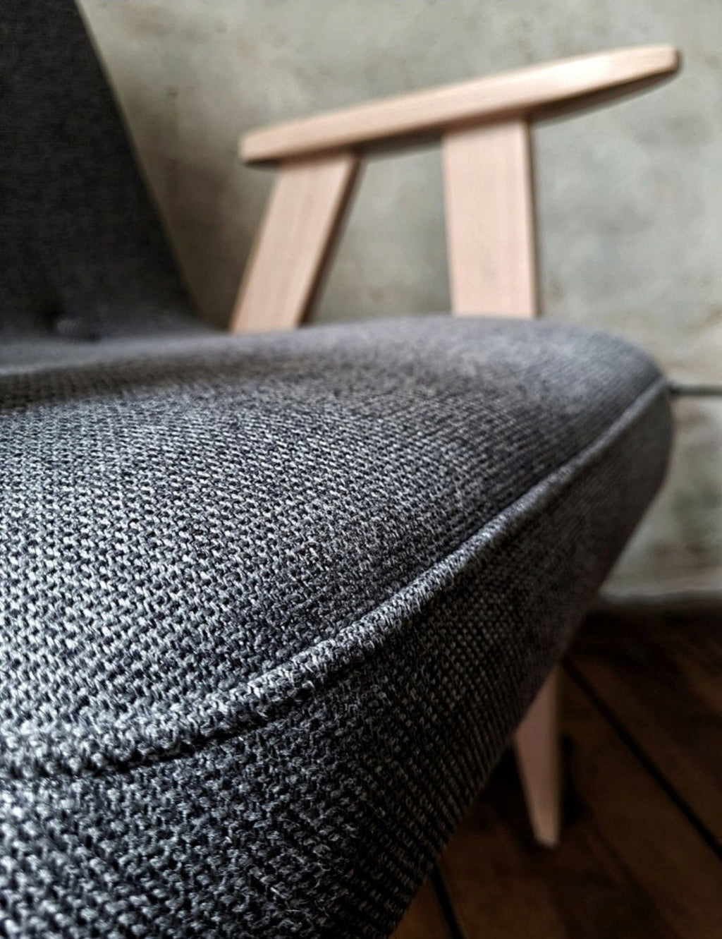 Fotel Chierowski 366 PRL Design Original  Vintage polish armchair mid century