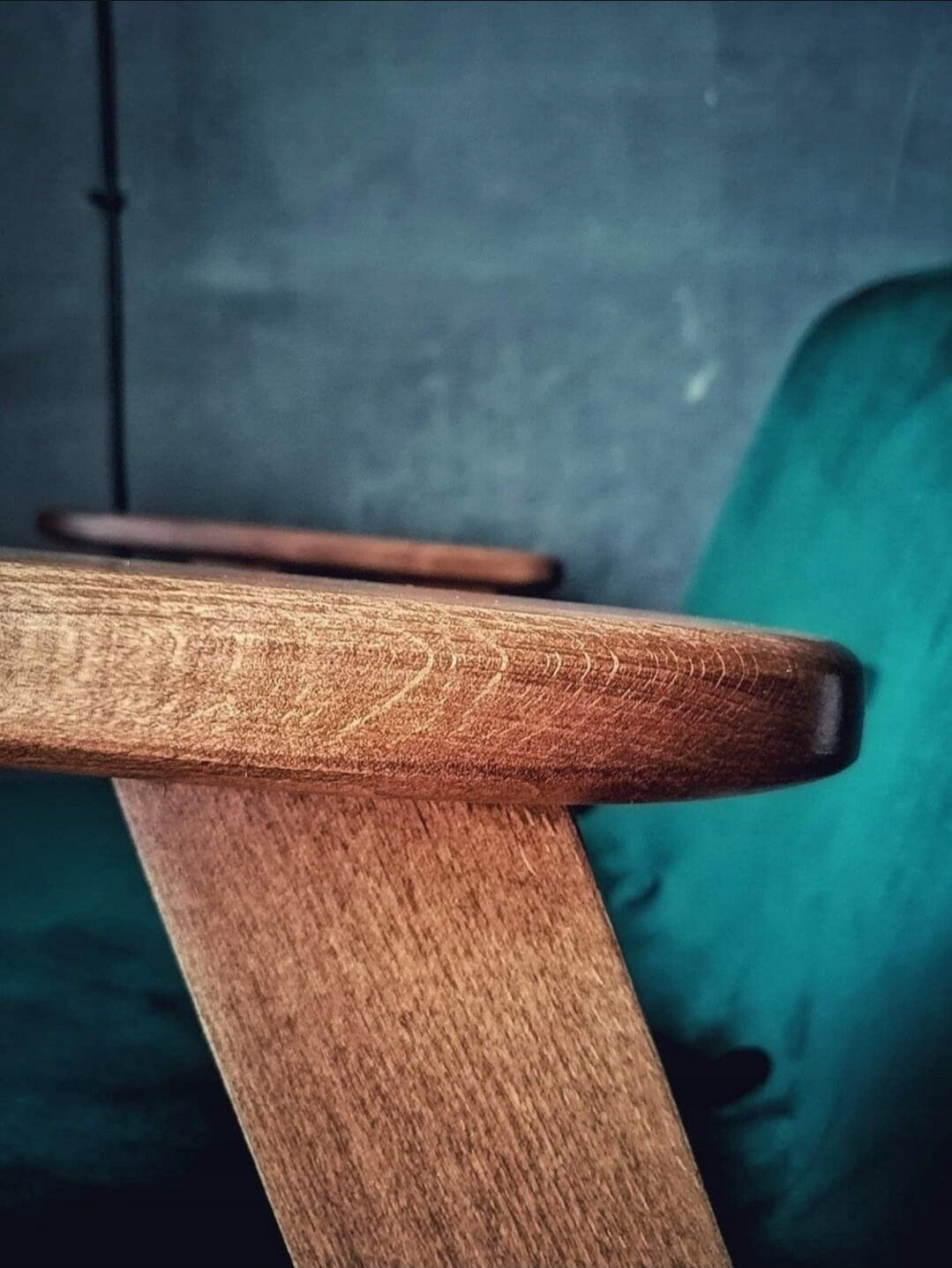 Józef Chierowski Model 366, Restored Mid Century Modern Armchair, Vintage 1960s Polish Design Lounge Chair