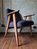 Fotel Chierowski 366 PRL Design Original  Vintage polish armchair mid century