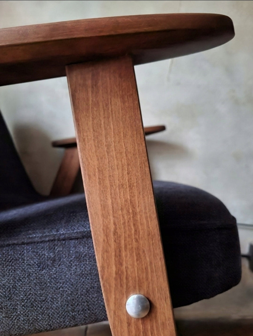 Fotel Chierowski 366 PRL Design Original  Vintage polish armchair mid century