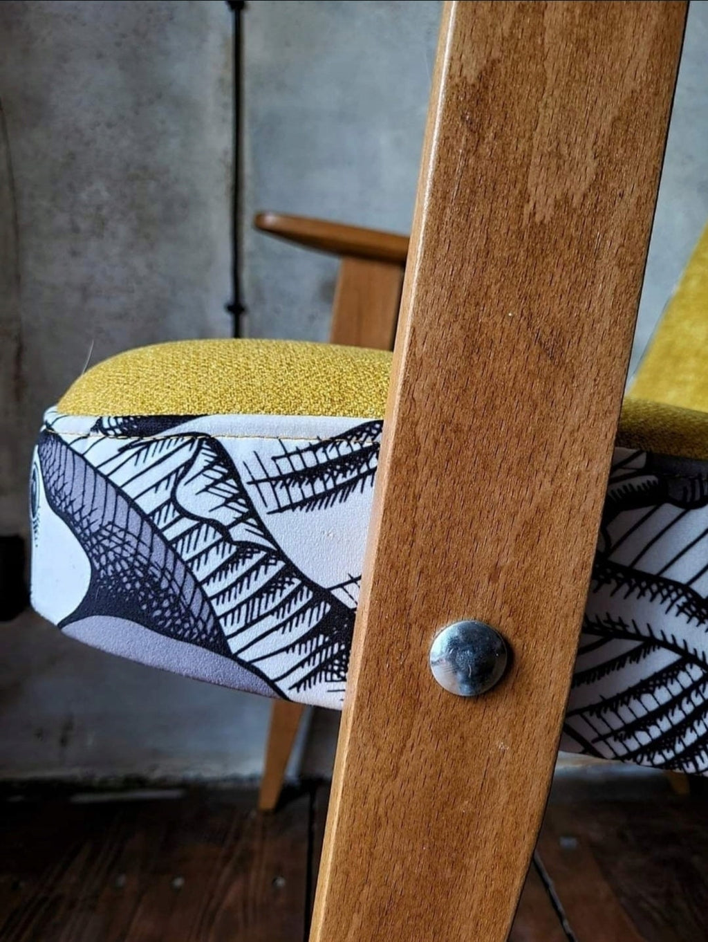 Fotel Chierowski 366 PRL Design Vintage polish armchair mid century