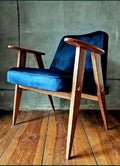 Fotel Chierowski 366 PRL Design Original  Vintage polish armchair mid century