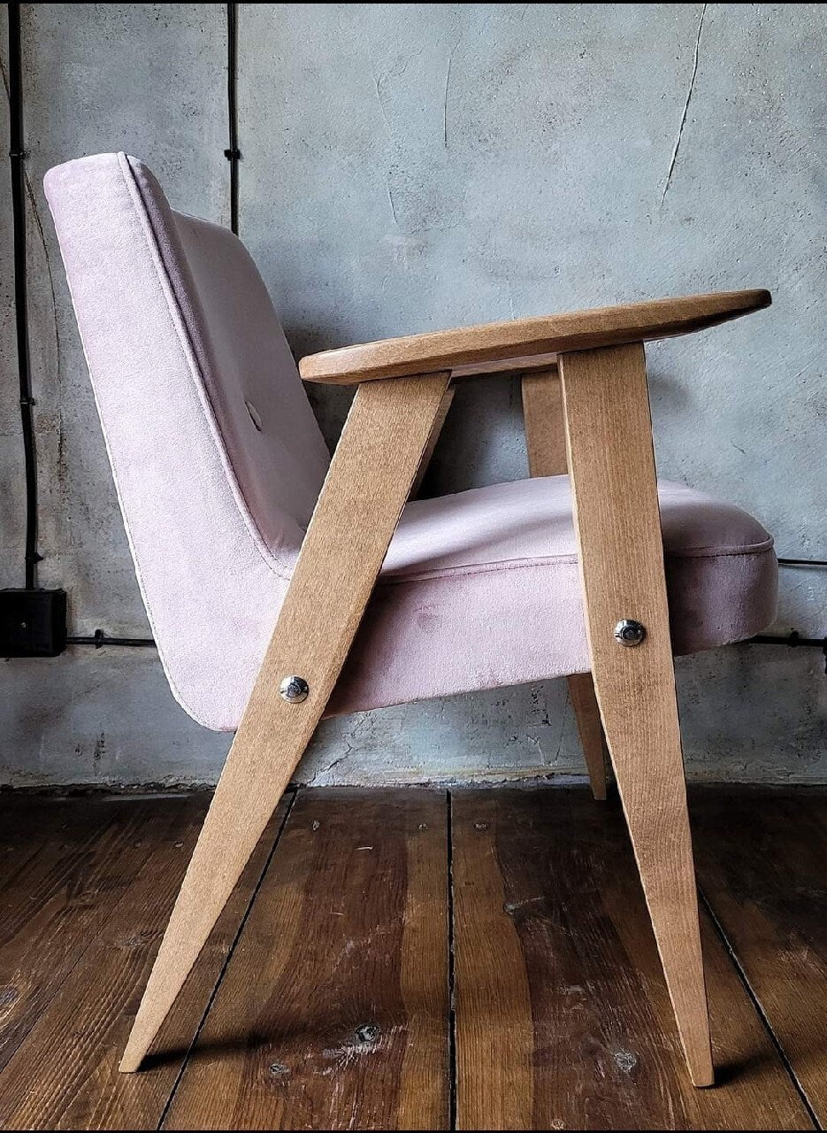 Fotel Chierowski 366 PRL Design Original  Vintage polish armchair mid century