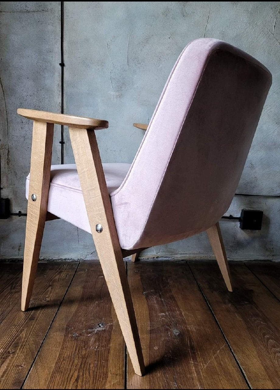 Fotel Chierowski 366 PRL Design Original  Vintage polish armchair mid century