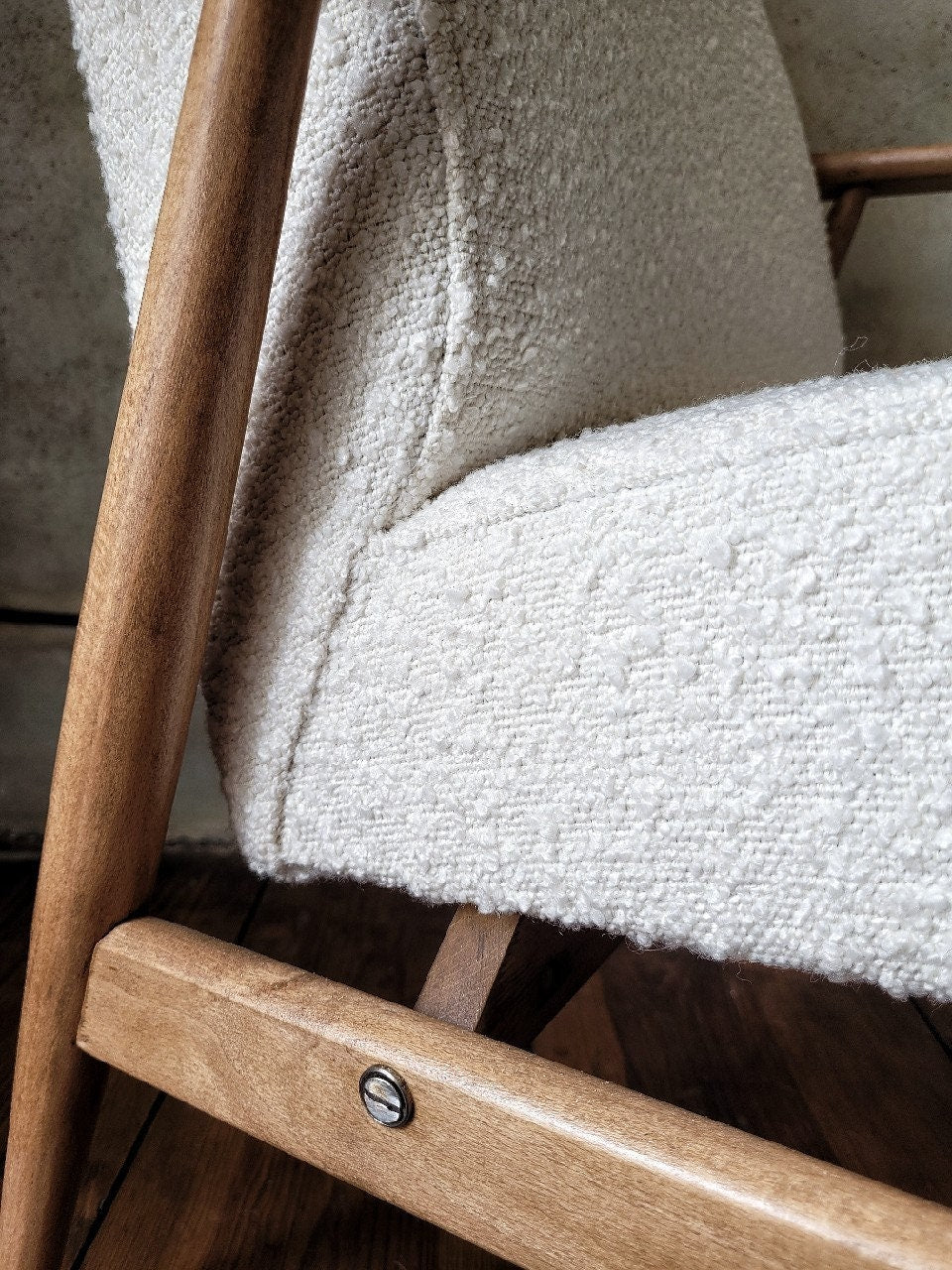 Fotel Lisek 300-190 PRL Design Vintage polish armchair mid century
