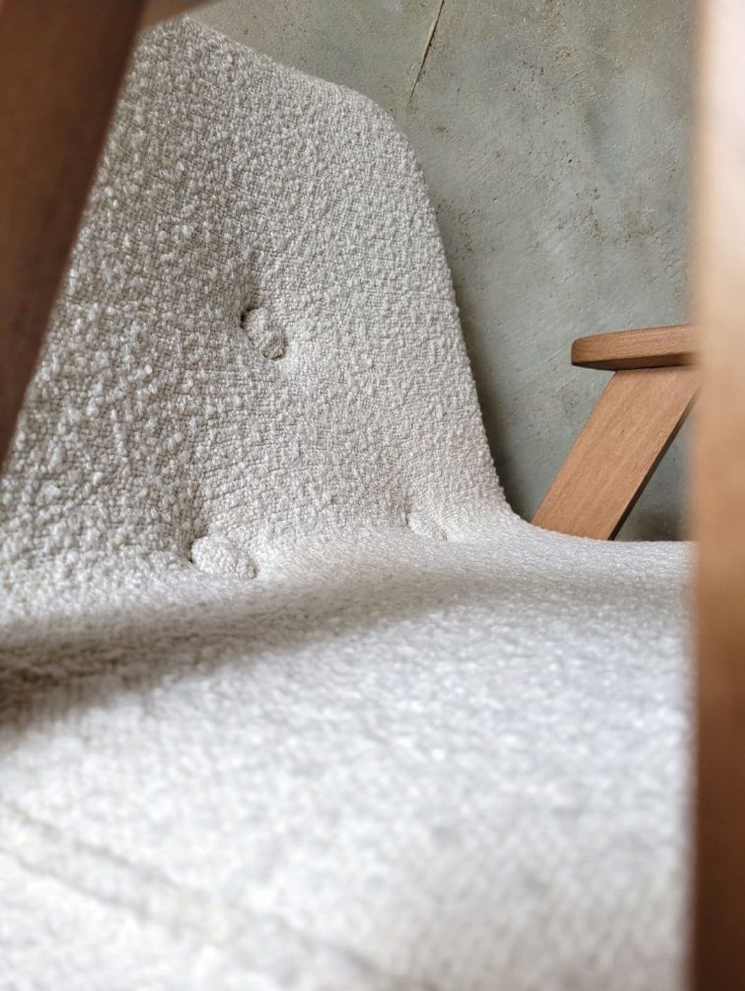 Fotel Chierowski 366 z podnóżkiem PRL Design Vintage polish armchair with footrest mid century