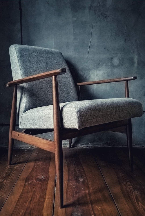 Fotel Lisek 300-190 PRL Design Vintage polish armchair mid century
