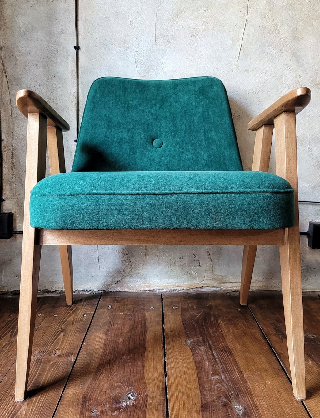 Fotel Chierowski 366 PRL Design Vintage polish armchair mid century