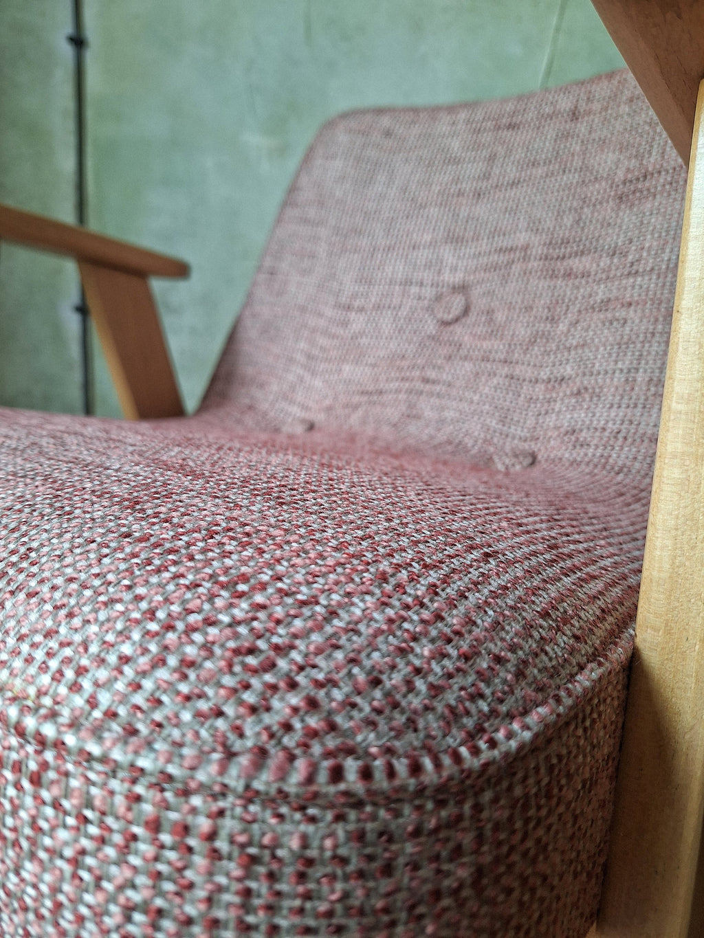 Józef Chierowski Model 366, Restored Mid Century Modern Armchair, Vintage 1960s Polish Design Lounge Chair