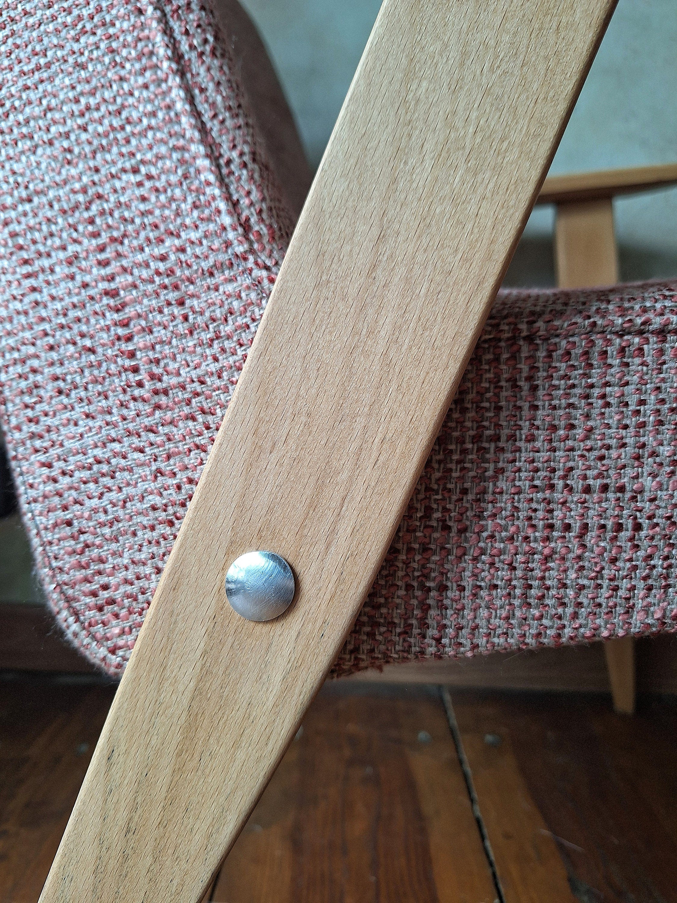 Józef Chierowski Model 366, Restored Mid Century Modern Armchair, Vintage 1960s Polish Design Lounge Chair