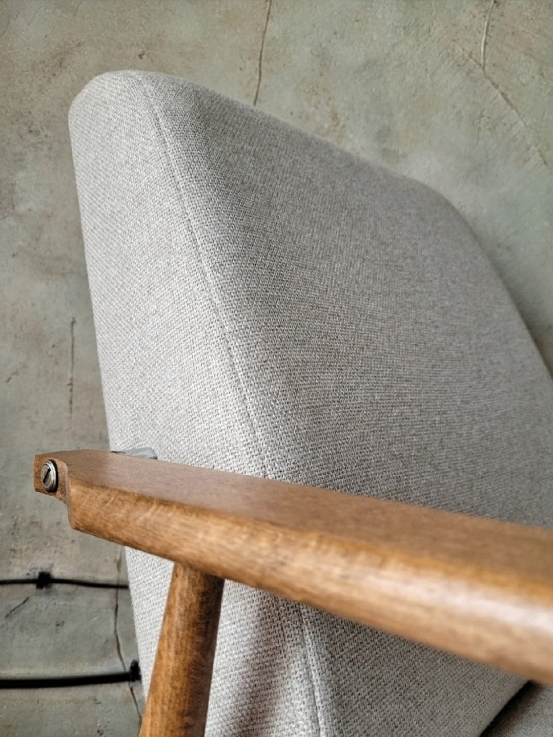 Fotel Lisek 300-190 PRL Design Vintage polish armchair mid century