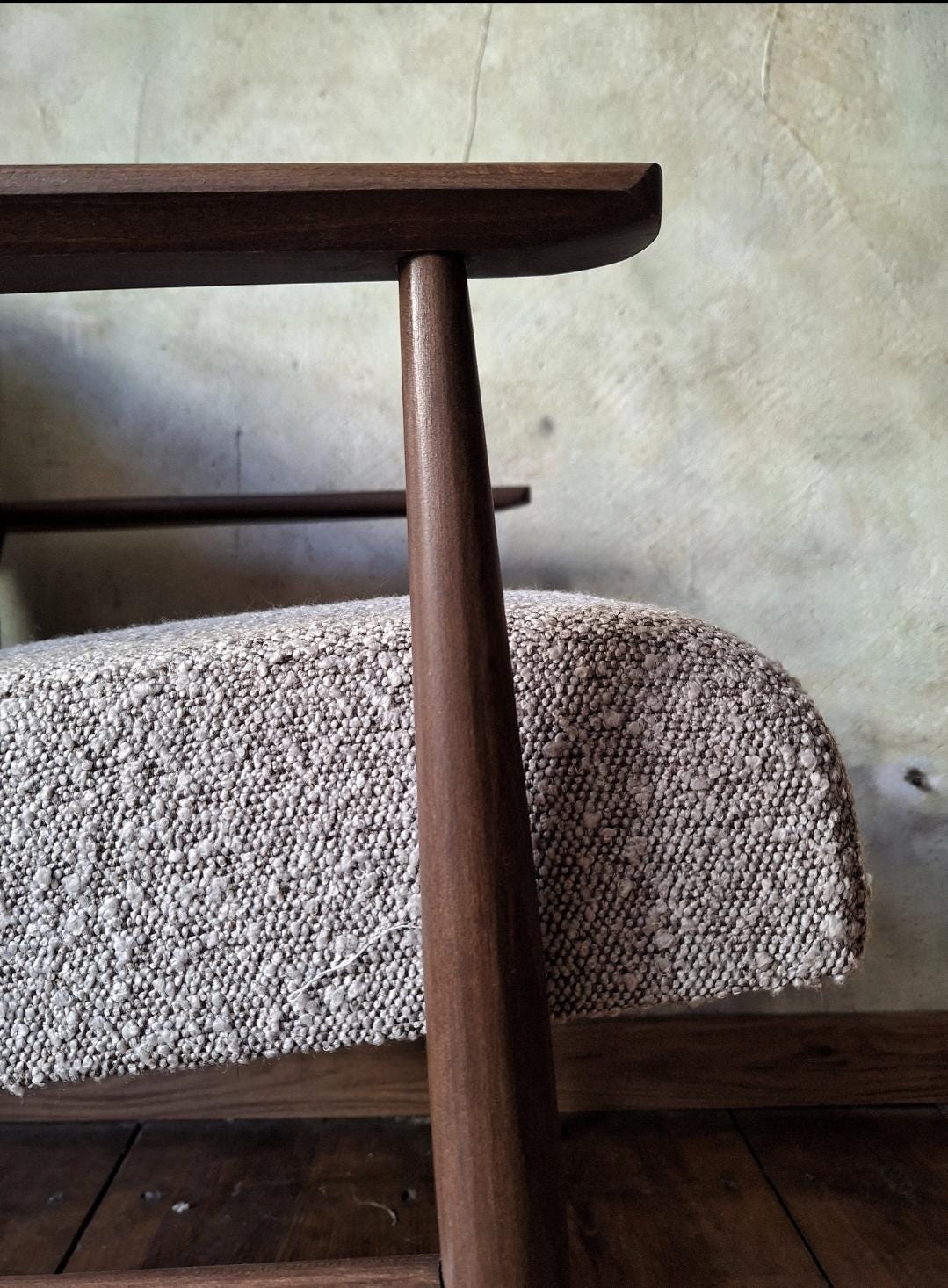 Fotel Lisek 300-190 PRL Design Vintage polish armchair mid century