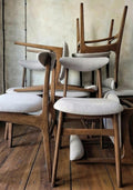 Mid Century Polish Dining Chair Type 200-190 by R. Hałas 1960s 1970s