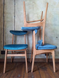 Mid Century Polish Dining Chair Type 200-190 by R. Hałas 1960s 1970s