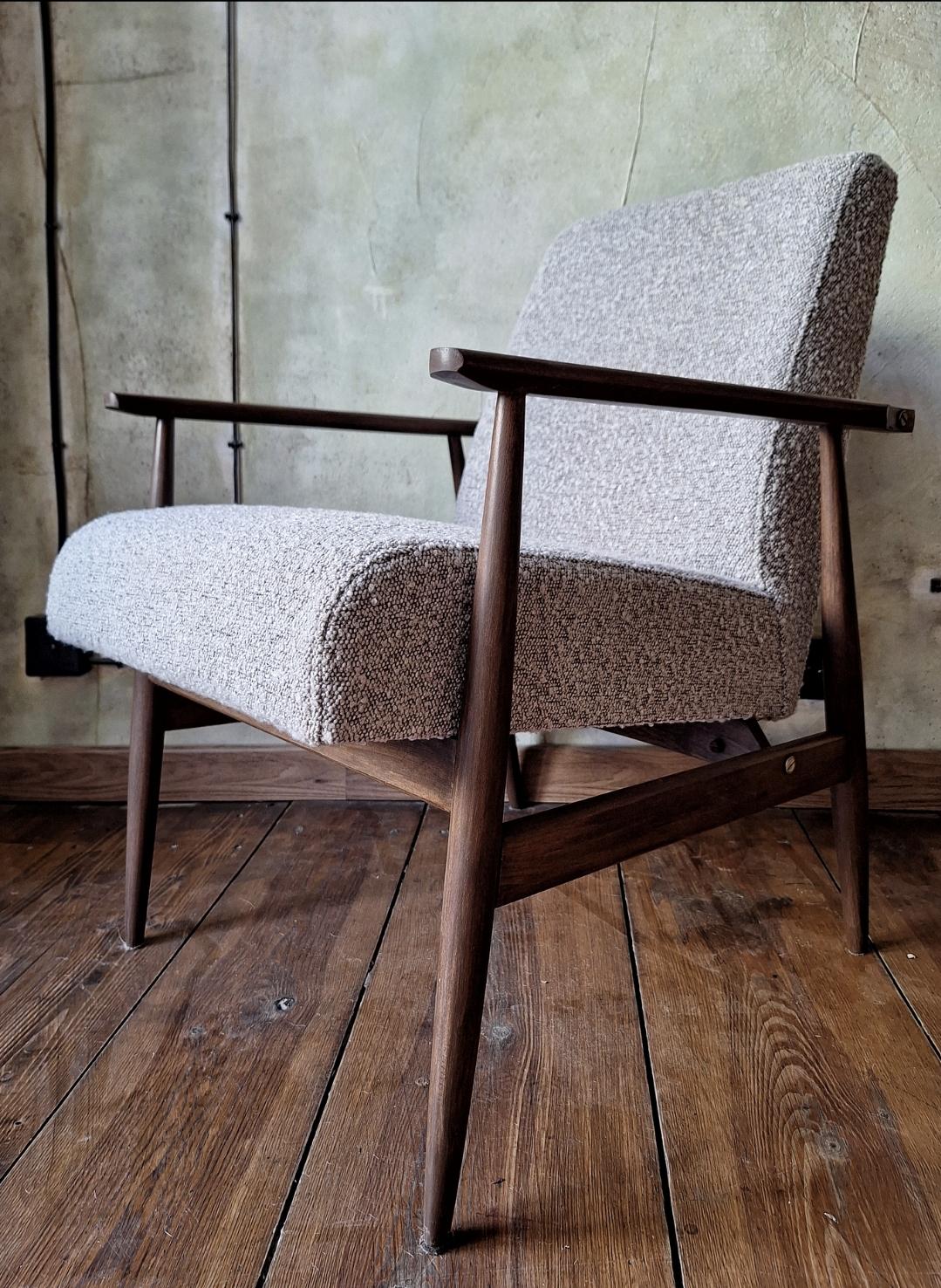 Fotel Lisek 300-190 PRL Design Vintage polish armchair mid century