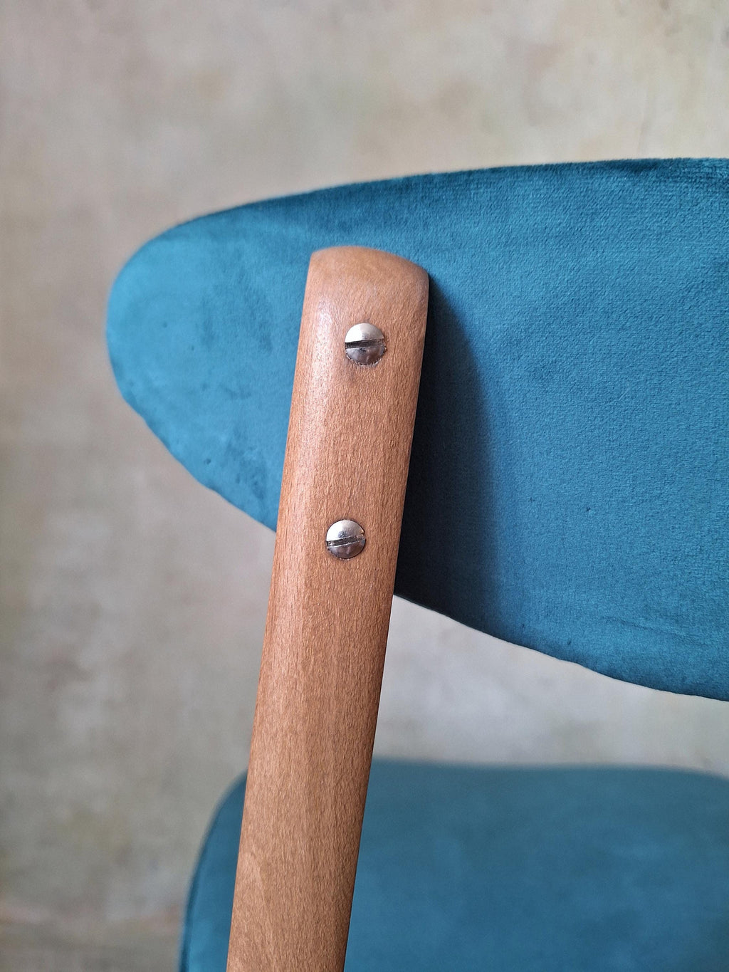 Mid Century Polish Dining Chair Type 200-190 by R. Hałas 1960s 1970s