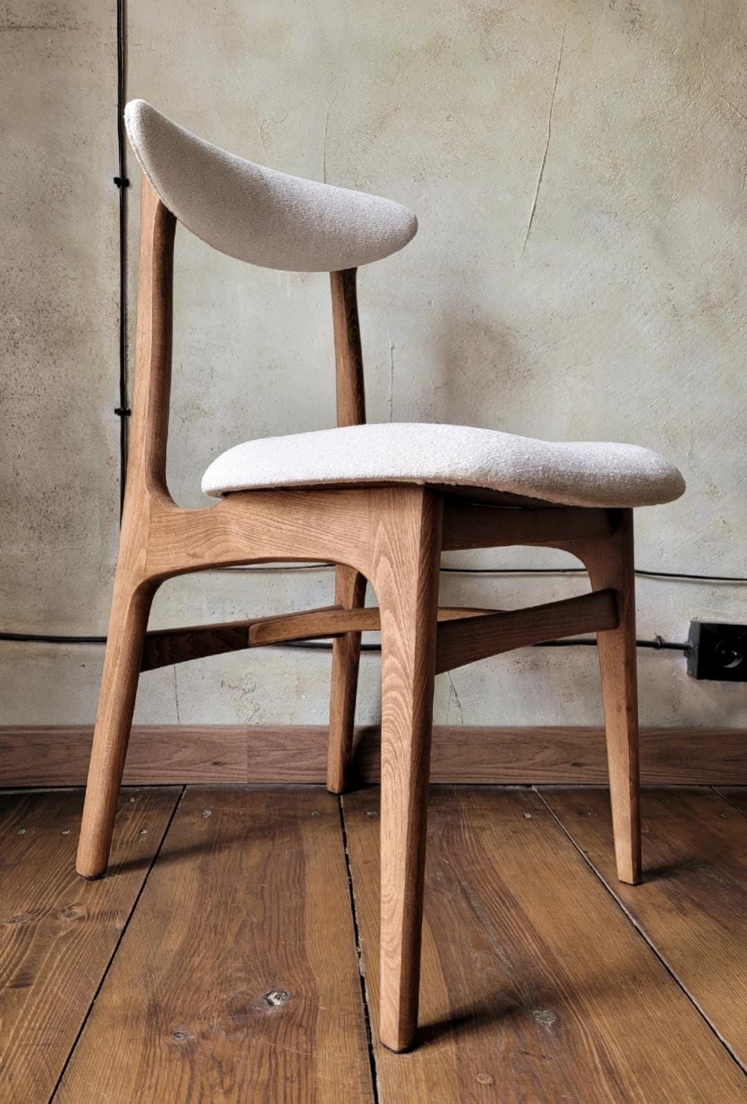 Mid Century Polish Dining Chair Type 200-190 by R. Hałas